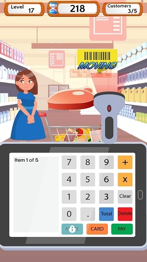 超市收银员模拟图1