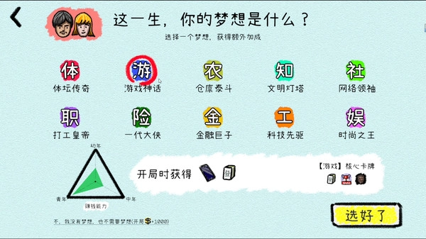 模拟人生轨迹正版图2