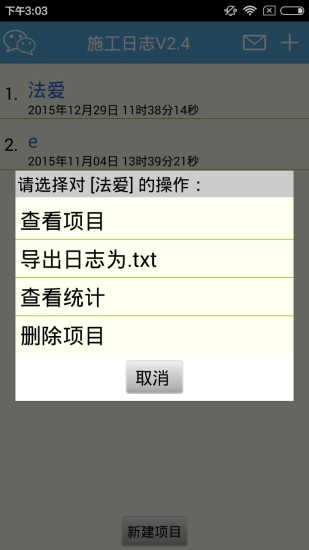 施工日志