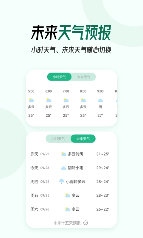 口袋天气-天气预报