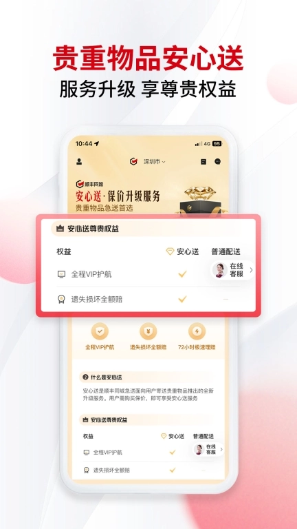 顺丰同城急送-平均1小时闪电送