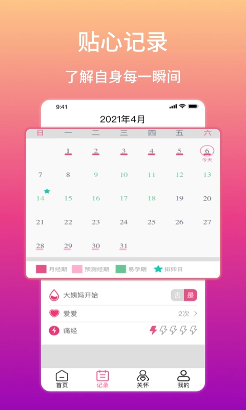 大姨妈生理期提醒-月经期助手