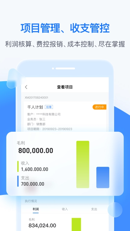 BOSS管账-企业项目财务记账
