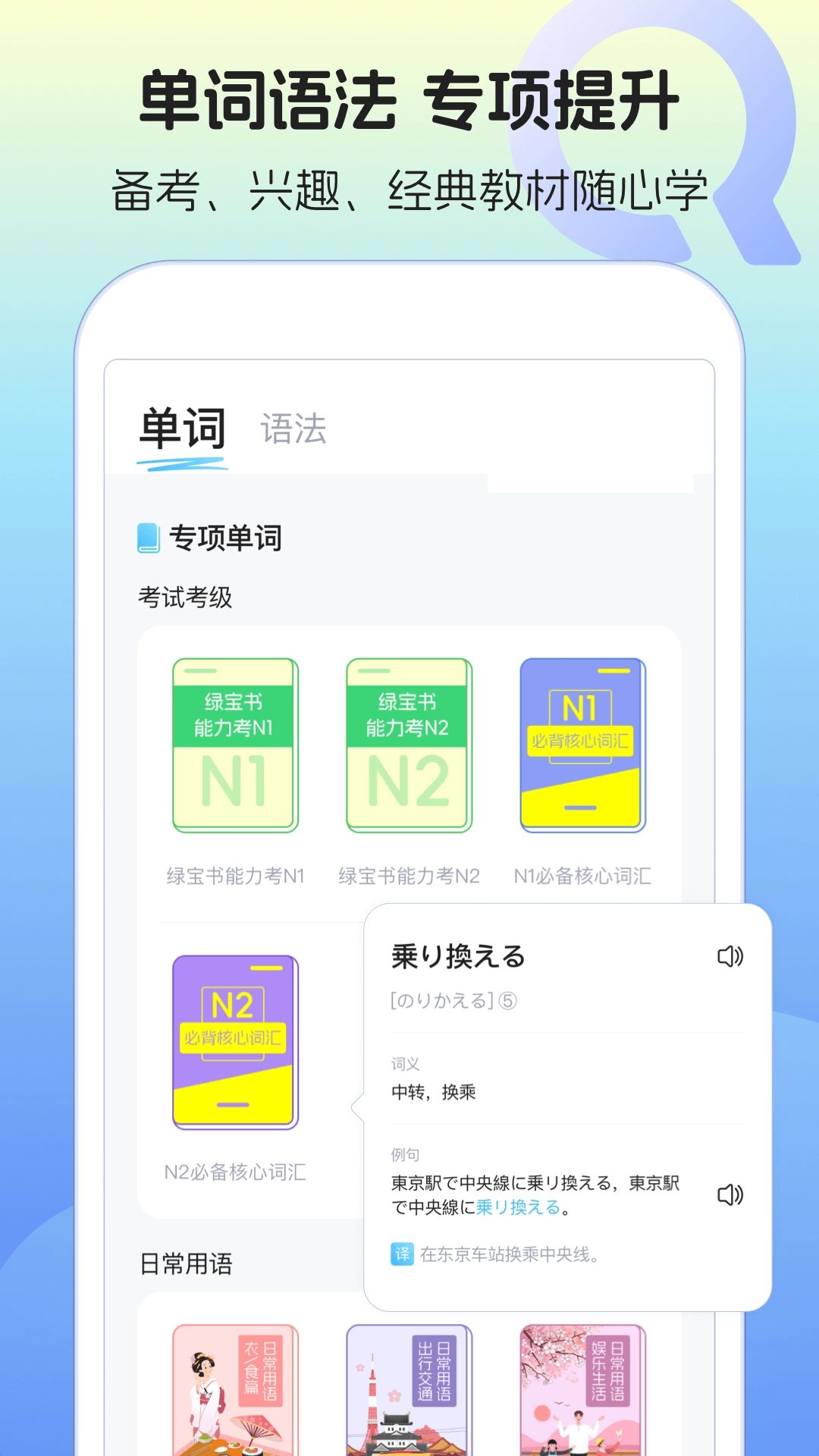日语单词语法学习-学日语入门