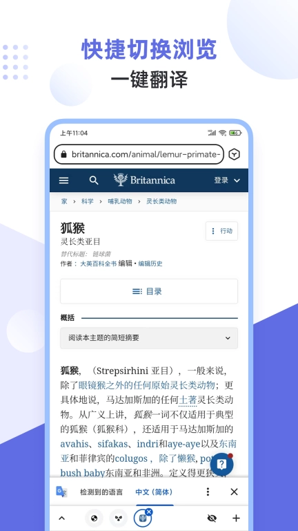 狐猴浏览器-支持扩展的浏览器