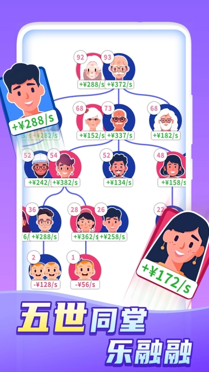 快乐方块屋-家族模拟经营人生模拟