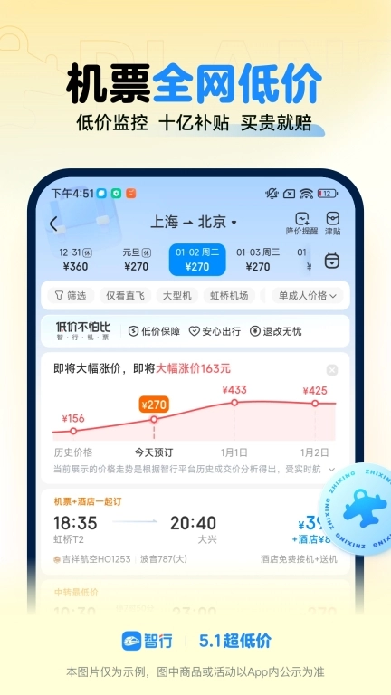 智行火车票-铁路抢票特价机票酒店