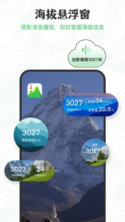 GPS海拔高度-海拔表指南针