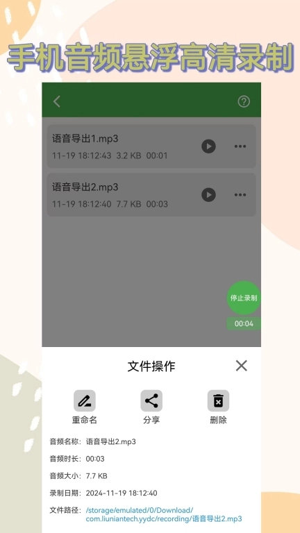 语音导出助手