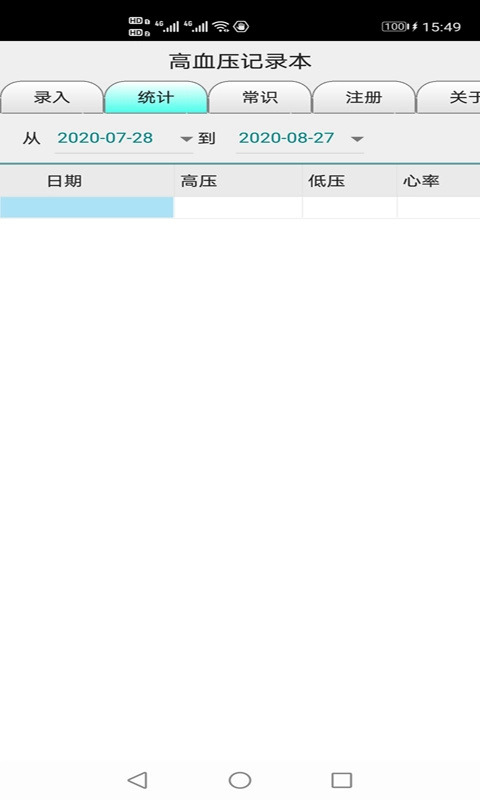 高血压记录本-血压记录本记录血压