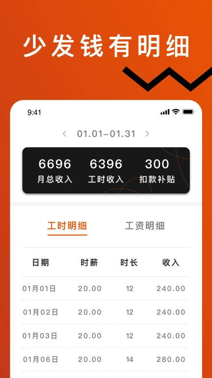 轻松记工时-小时工记账