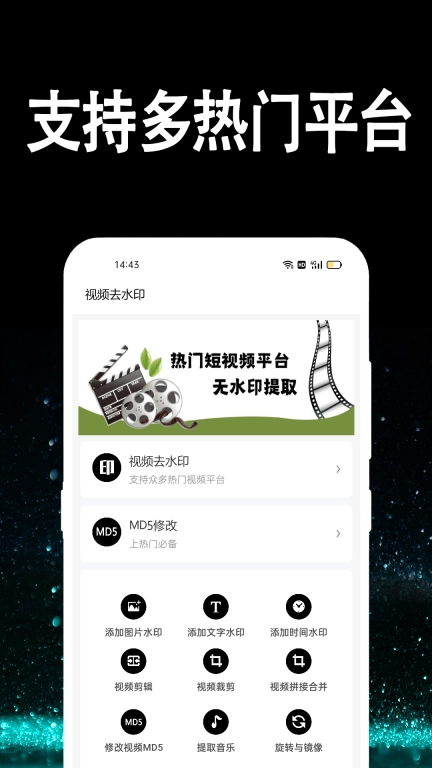视频提取大师-去水印处理
