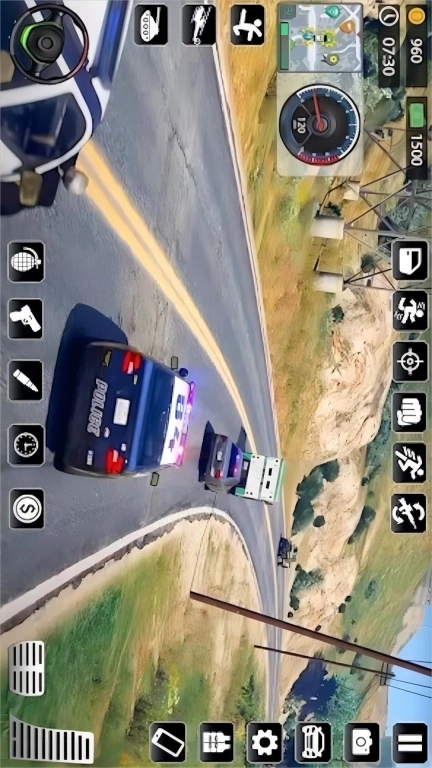 手动挡漂移体验-警车驾驶模拟器
