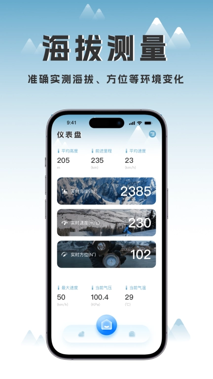 高度计-海拔图