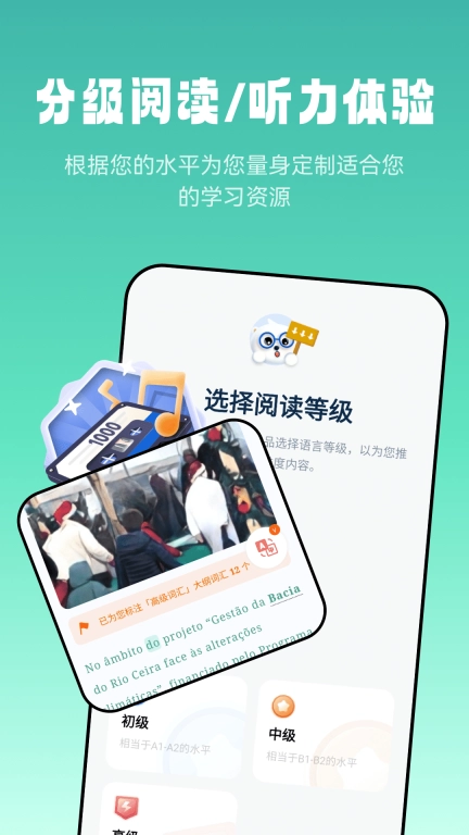 莱特葡萄牙语阅读听力-高效学习