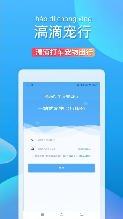 滈滴宠行-宠物顺风车