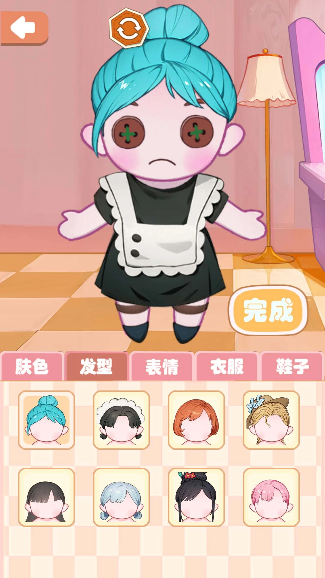 棉花娃娃收纳-棉花娃娃贴纸