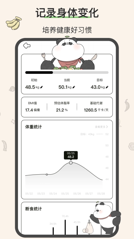 想瘦Life-轻断食减脂记录