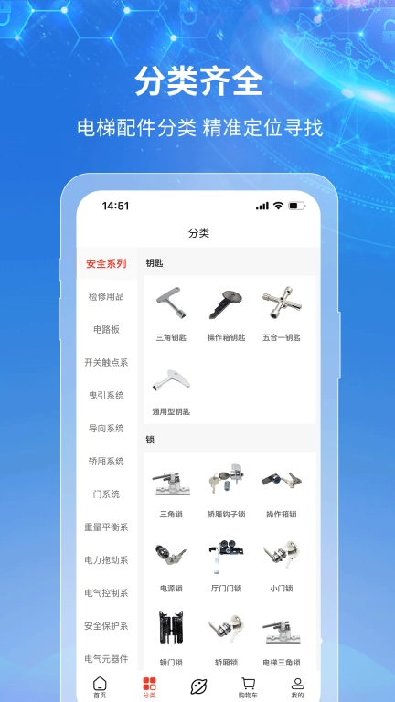 梯到