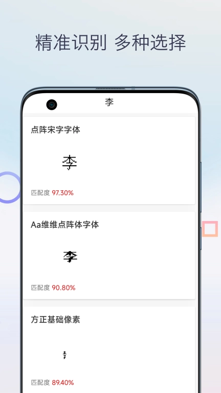 字体识别扫描-字体识别