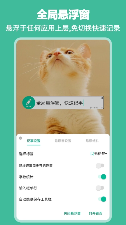 iNote悬浮记事本-免切换快速笔记