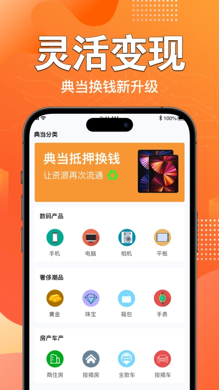 富业贷-典当抵押借钱花