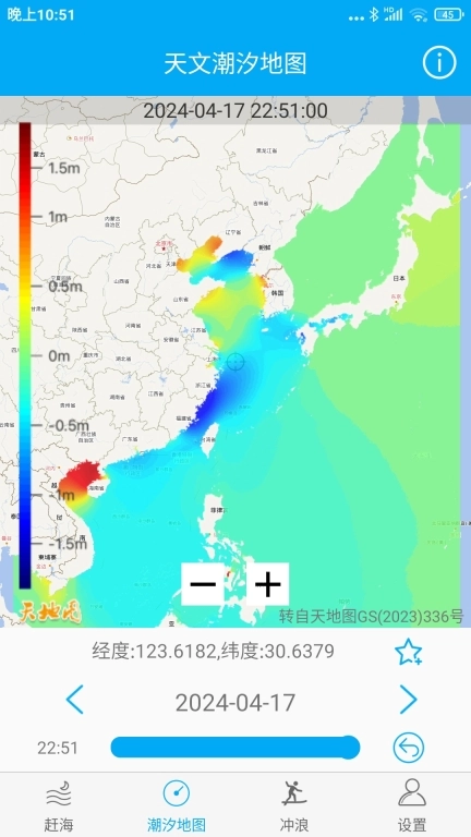 月相潮汐表-赶海冲浪