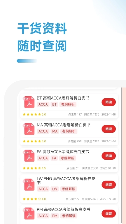 ACCA随考知识点