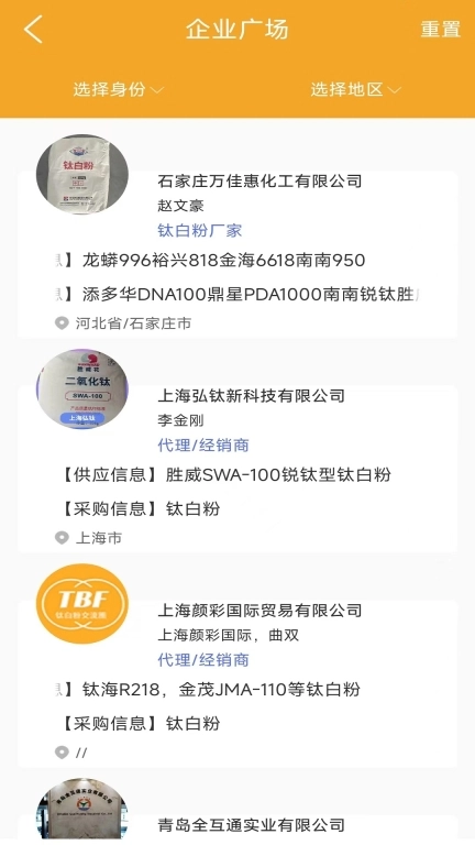 钛白粉交流圈
