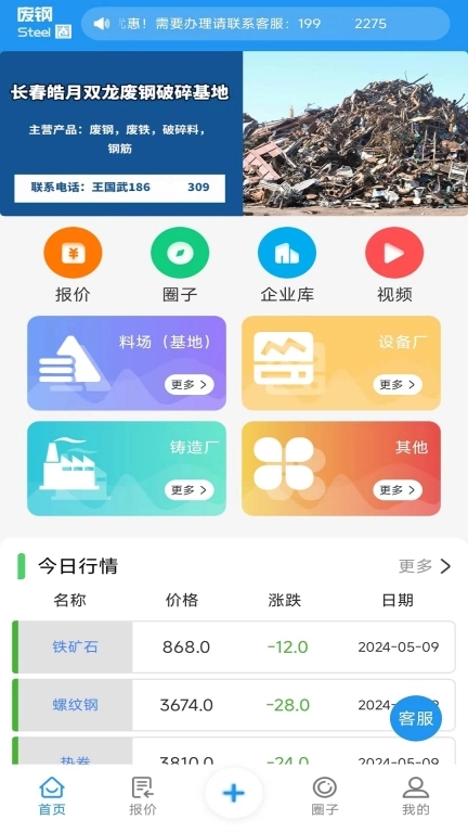 废钢圈