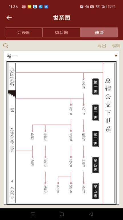 藤云家谱