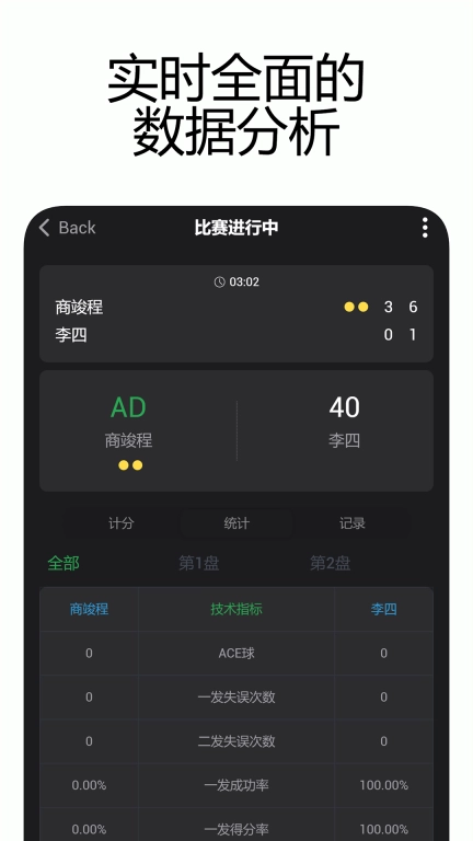 网球计分助手-专业的网球计分软件