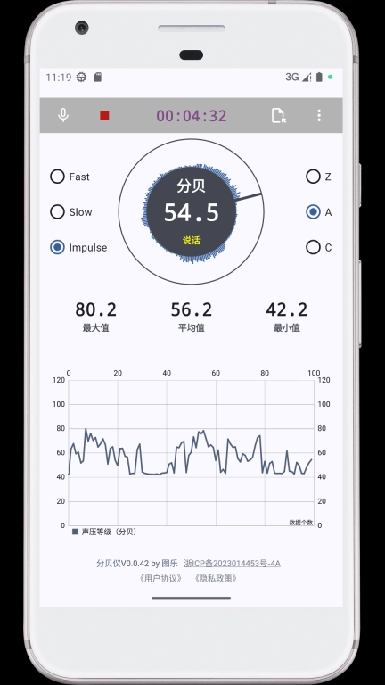 图乐分贝仪-声音大小监测与分类