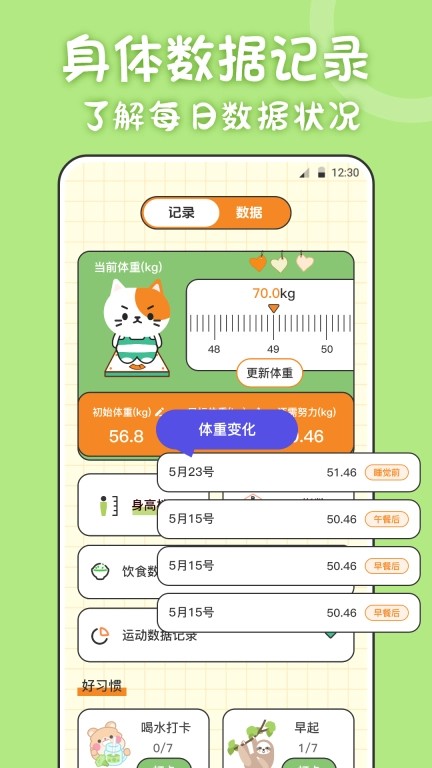 体重喵-卡路里