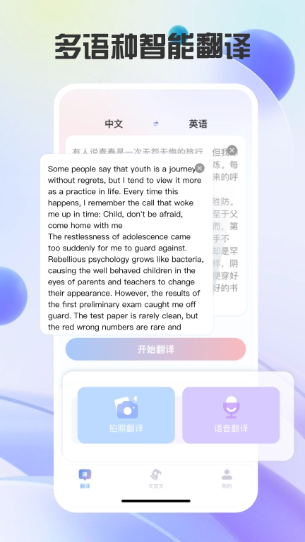 说话与翻译