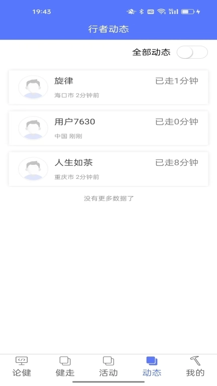 行者论健