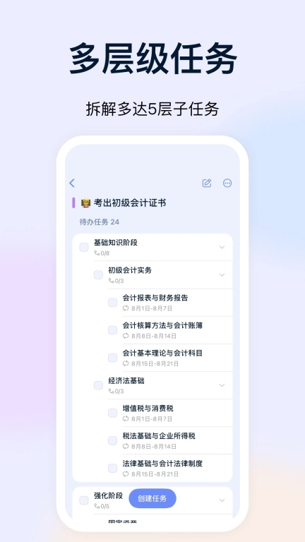 目标地图-目标管理，计划进度追踪