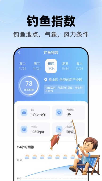 准当天气