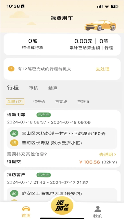 禄费用车