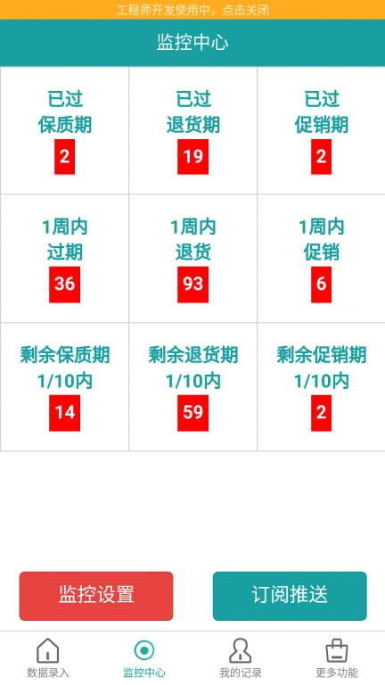 保质期监控-多店多人保质期管理