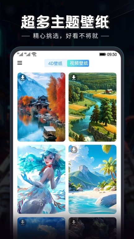 猫吖壁纸-4D