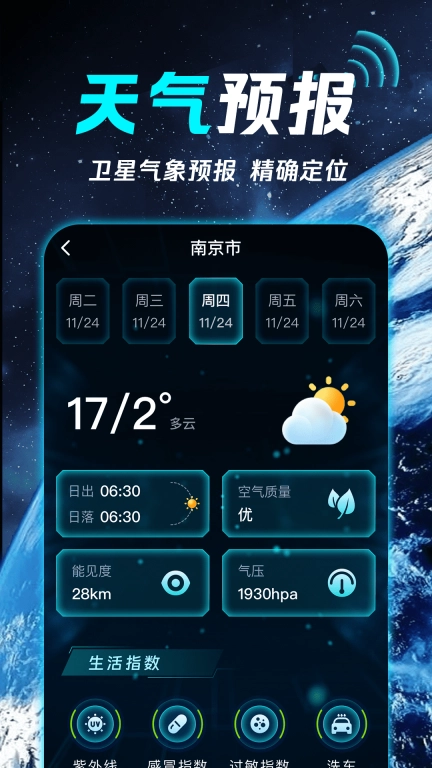 卫星天气智报