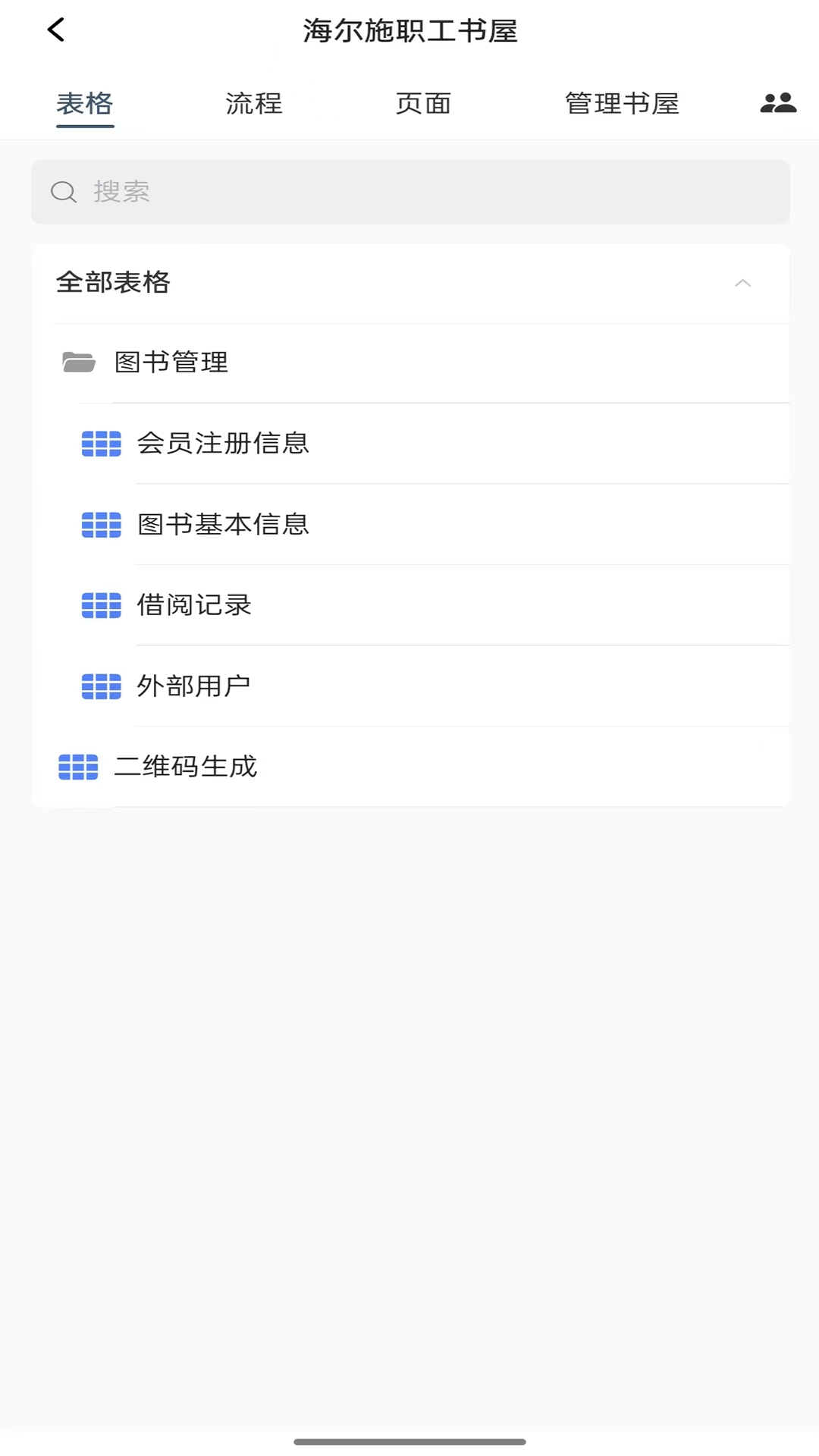 海尔施业务系统