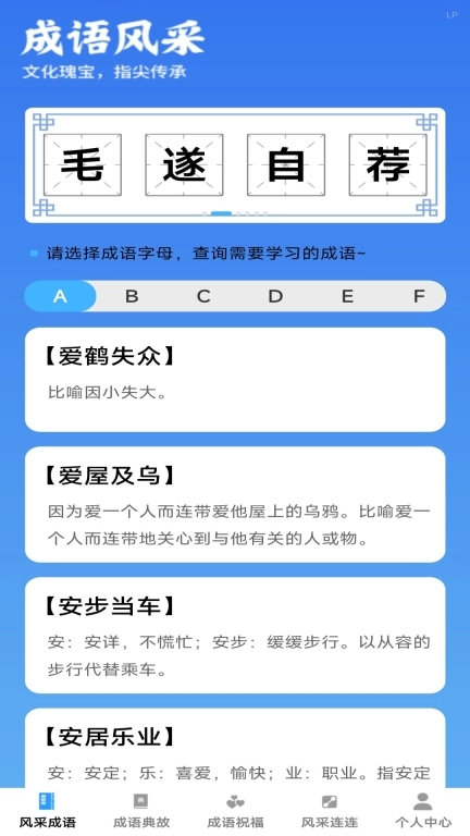 风采成语