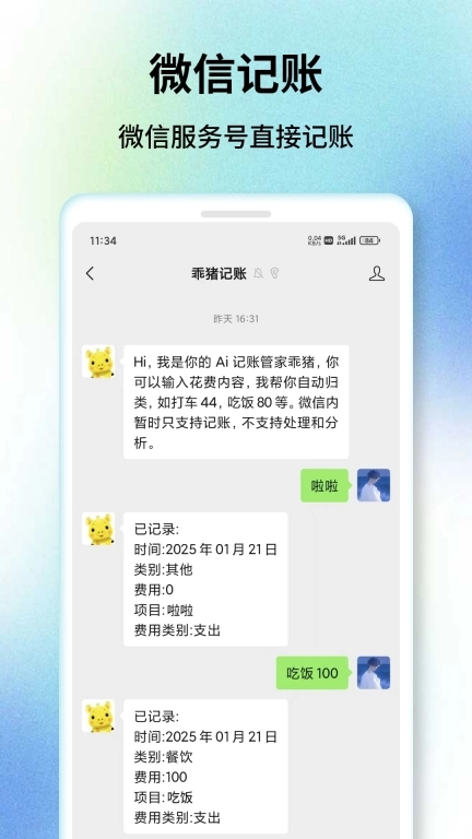乖猪记账-Ai自动记账对话记账