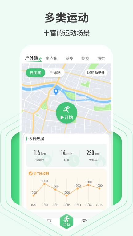 全民走路多多-运动记录