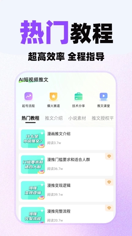 小说推文神器-创作赚钱