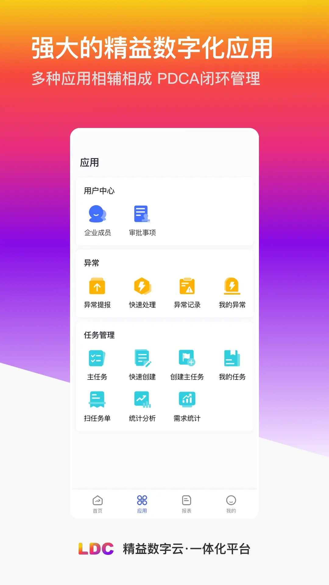 LDC精益数字云一体化
