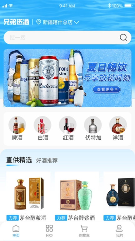兄弟送酒