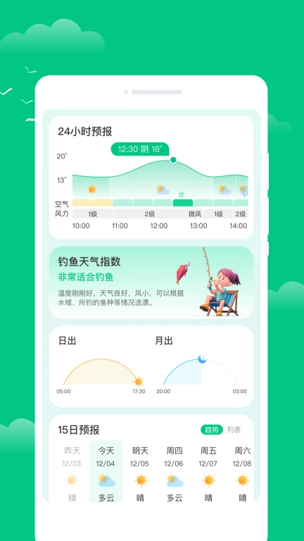 绘星天气云
